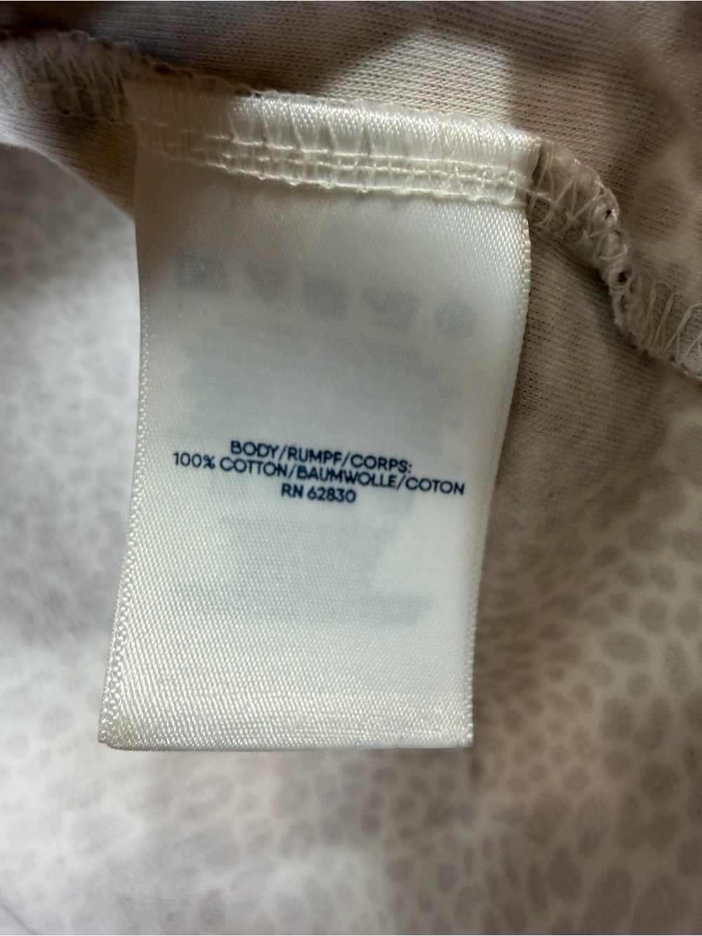 Lands’ End Brown & Cream Leopard Print Mock Neck Top - Picture 6 of 9